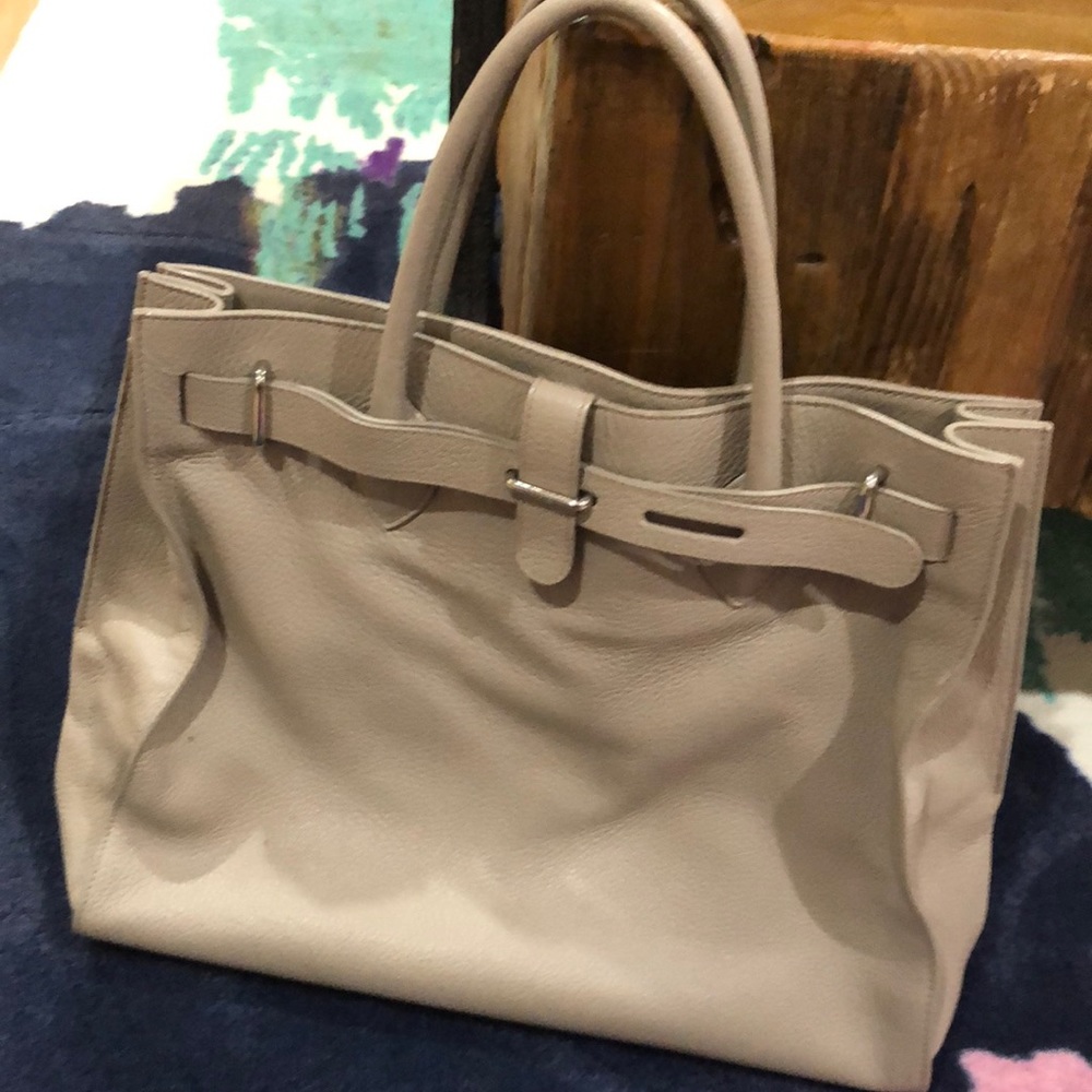 Taupe Furla tote